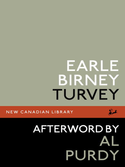 Title details for Turvey by Earle Birney - Available